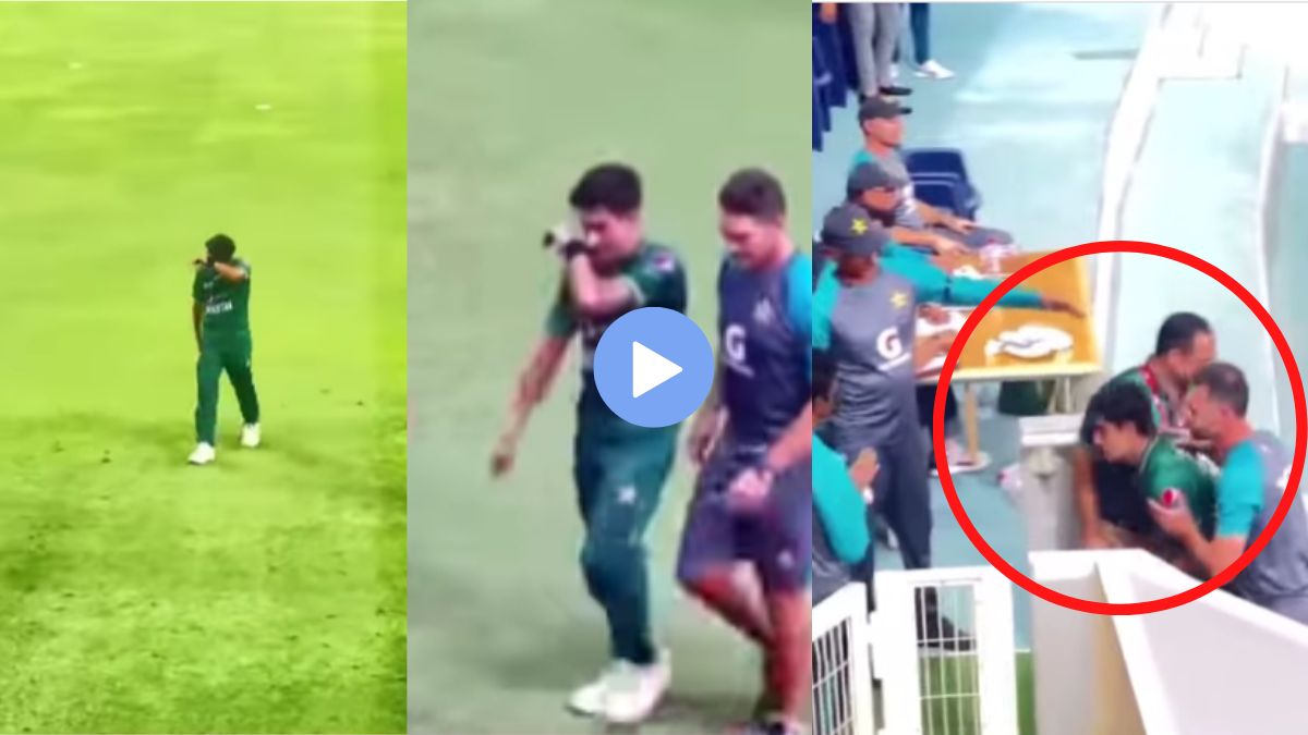 Pakistan Naseem Shah Broke Down In Tears On The Field Video Viral