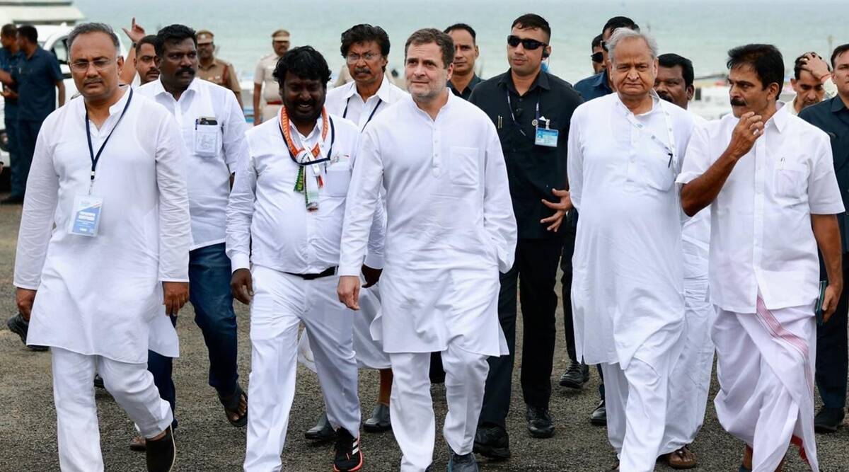 First Rahul Gandhi Rally Of Bharat Jodo Yatra Held In Nanded Zws