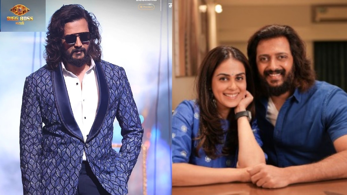 Bigg Boss Marathi 5 Host Riteish Deshmukh Wife Genelia Reaction