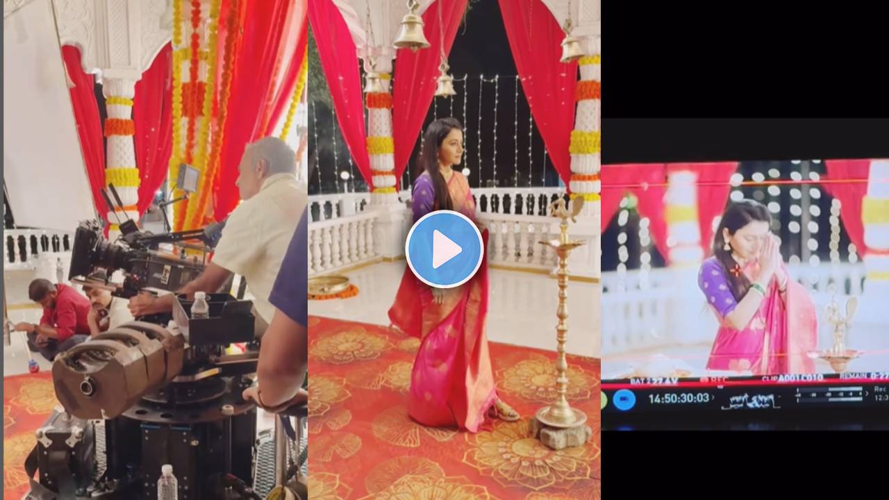 Tharala Tar Mag Fame Actress Jui Gadkari Shares Bts Video Of Recent