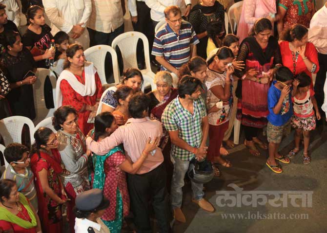 अमीन यांच्या पश्चात चार व सहा वर्षांचे दोन मुलगे व पत्नी असा परिवार आहे. (छाया- दीपक जोशी)