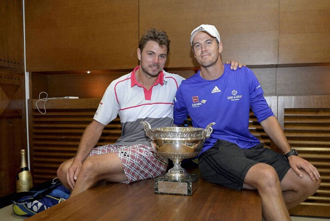 स्टॅनिसलॉस वॉवरिन्काने २०१४मध्ये ऑस्ट्रेलियन खुल्या टेनिस स्पध्रेत जेतेपद पटकावले होते. त्यानंतर त्याने रविवारी फ्रेंच खुल्या टेनिस स्पध्रेचे जेतेपद पटकावून कारकिर्दीतले दुसरे ग्रँड स्लॅम जेतेपद आहे