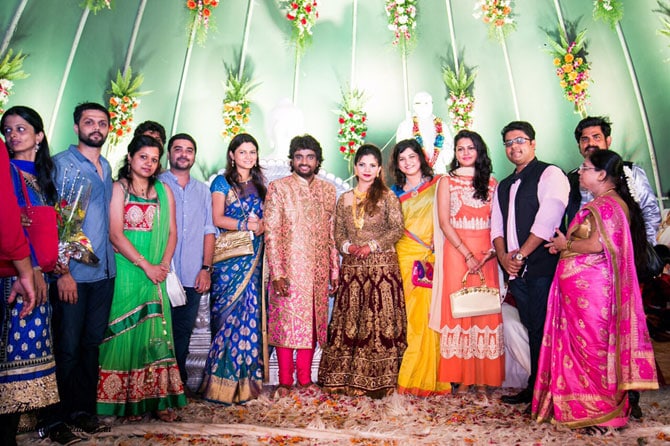 गायक आदर्श शिंदेंचा विवाहसोहळा
