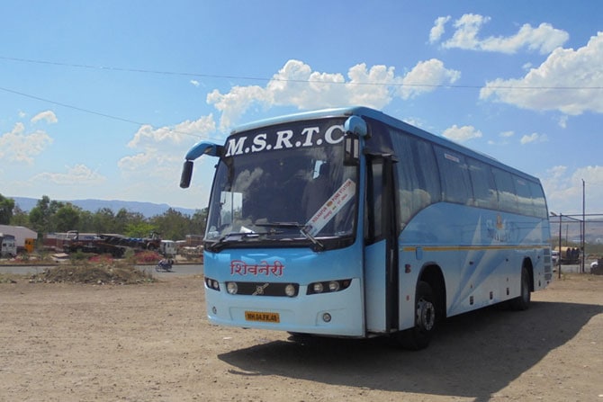 shivneri bus, msrtc,