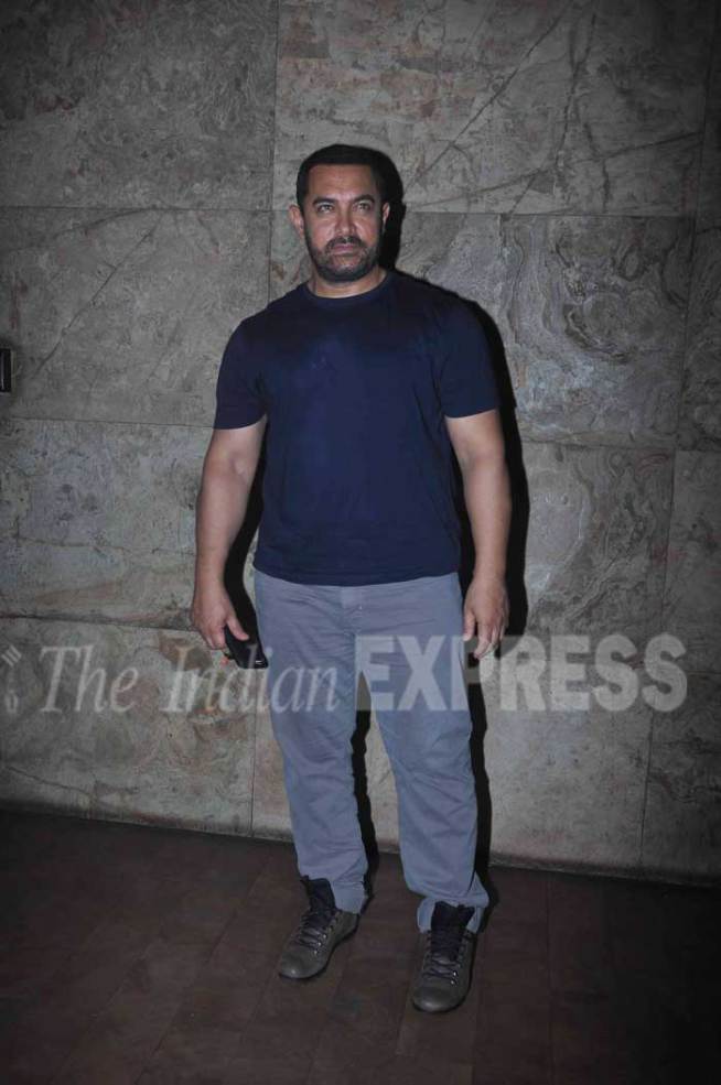 सलमानने आमिरला चित्रपट पाहण्यासाठी खास आमंत्रण दिले होते. (छायाः वरिन्दर चावला)