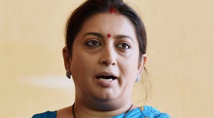 smriti irani, स्मृती इराणी