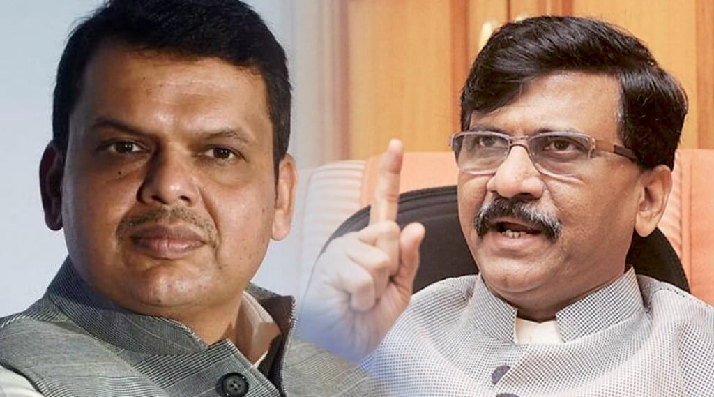 Sanjay Raut targets devendra fadnavis