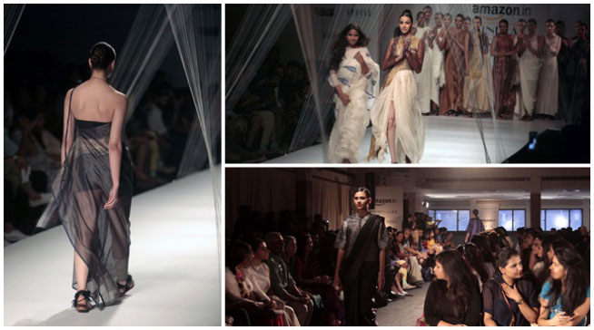 नवी दिल्लीच्या 'एनएसआयसी'मध्ये आजपासून 'अॅमेझॉन इंडिया फॅशन वीक'ची सुरूवात झाली. हा फॅशन वीक पुढील पाच दिवस सुरू राहणार आहे.