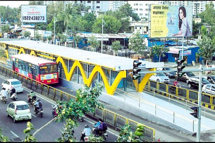 पिंपरीत बीआरटी मार्गावर आता वातानुकूलित बससेवा