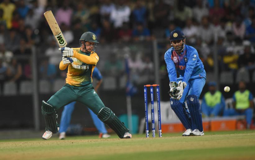 The southpaw continued with his good run against India and punished the opposition's attack with a 33-ball 56. He hit seven fours and two sixes before retiring hurt not out. (Source: Express Photo by Kevin D'Souza)