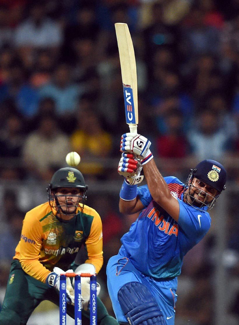 Suresh Raina too chipped in with a 26-ball 41 and kept the scoreboard ticking at a healthy rate. After the pair went back, India needed 55 from 24 balls. MS Dhoni and Yuvraj Singh got them close but fell short of the target by four runs. India fell short, but the crowd witnessed action beyond expectations. (Source: PTI)
