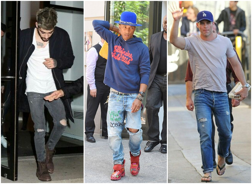 Distressed Denims: A rage among celebrities, this style finally trickled down to the masses. The lived-in look is exciting and suits everyone. (Text: Aditya Singh/Photo: Pinterest)