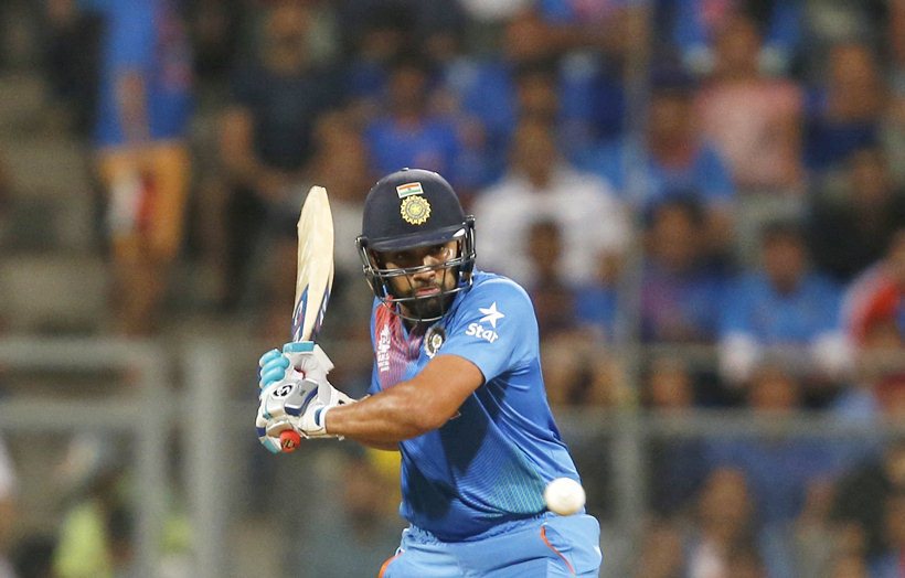 India vs West Indies: It was Rohit Sharma who began the attack for India. He took on the West Indies bowler. He smashed sixes and fours. The Mumbai crowd loved it. By the end of powerplay, India were 55/0. It was India's best opening stand in this World T20. (Source: Reuters)