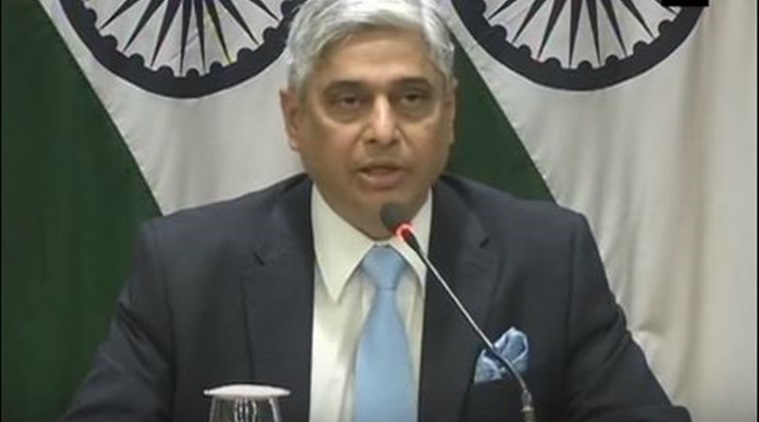 MEA spokesperson Vikas Swarup