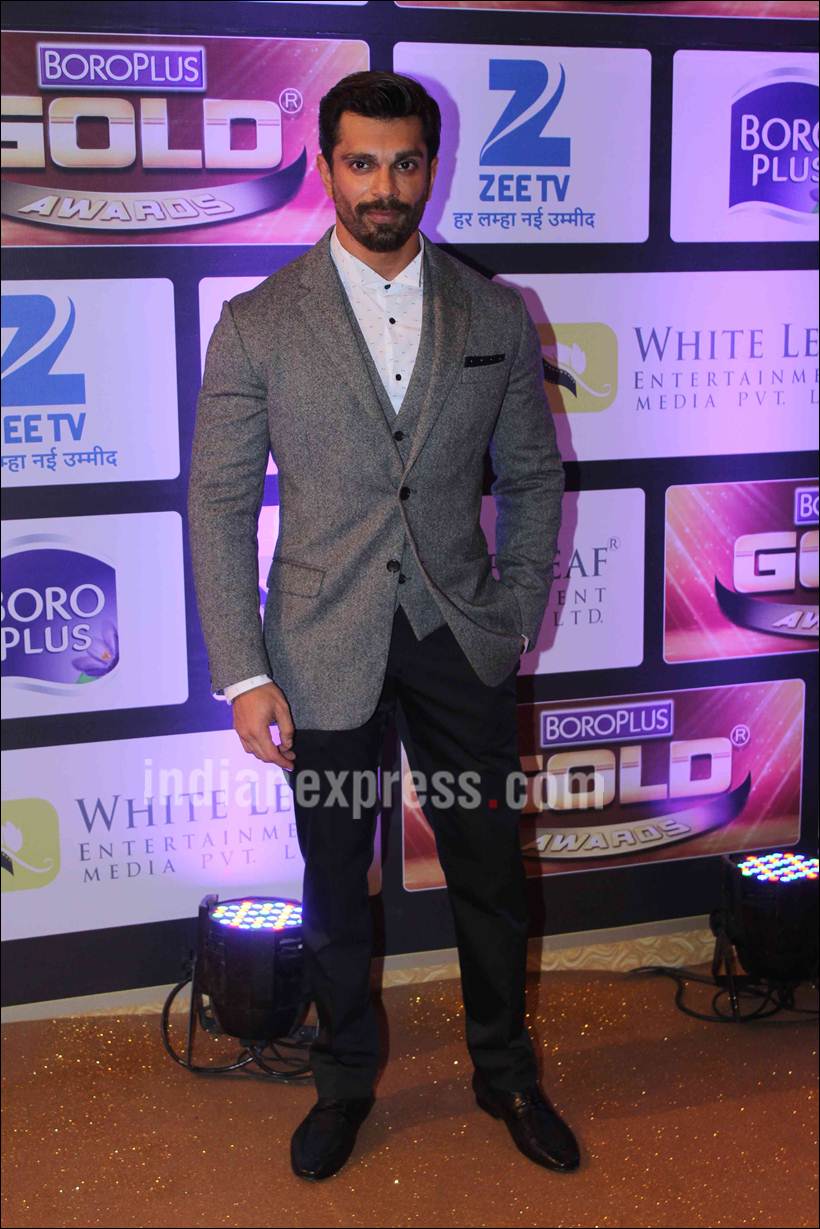 Karan Singh Grover, who has now made his leap into the films was also in attendance at the event sans wife Bipasha Basu. (Source: Varinder Chawla)