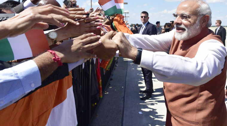 पंतप्रधान नरेंद्र मोदी हे सध्या अमेरिका दौऱयावर आहेत. गेल्या दोन वर्षात मोदींचा हा अमेरिकेतील चौथा दौरा आहे.