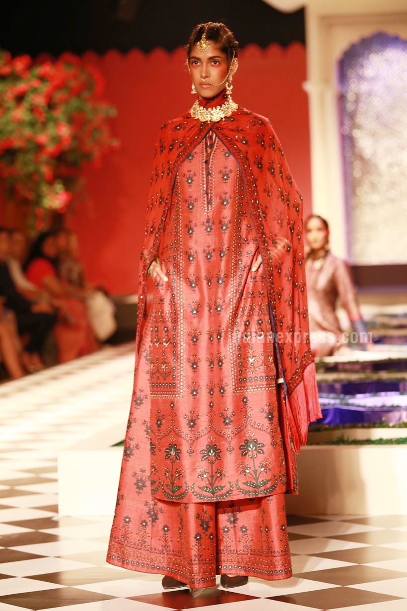 “Designers are getting more lavish with Indian craftsmanship, the traditional weaves, gota patti, zardozi and heirloom crafts,” she said. (Text: IANS/Photo: APH Images)