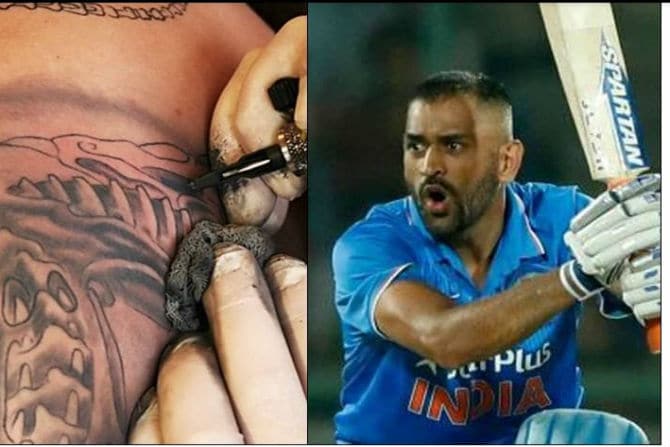 ms dhoni,ms dhoni tattoo,sakshi,reason, marathi news