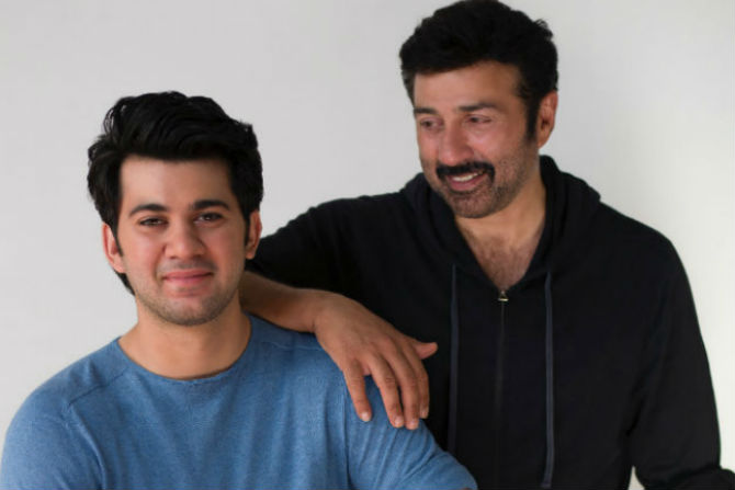 sunny deol with son karan