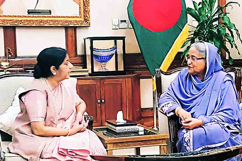 Sushma Swaraj on 2 day Bangladesh tour