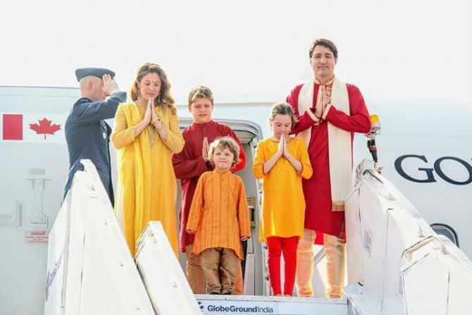 कॅनडाचे पंतप्रधान जस्टीन ट्रुडो हे १७ फेब्रुवारी ते २४ फेब्रुवारी या काळात भारत दौऱ्यावर आहेत.