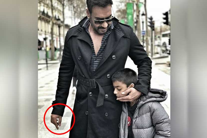 ajay devgn with his son yug