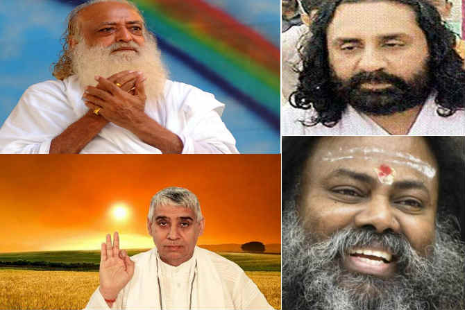 देव देव करत फिरणाऱ्या सर्वसामान्यांच्या आयुष्यात गेल्या काही वर्षांपासून आध्यात्मिक गुरुंचं स्थानही महत्त्वाचं झालं आहे. फक्त सर्वसामान्यच नव्हे तर काही प्रसिद्ध चेहऱ्यांवरही या अध्यात्मिक गुरुंचा प्रभाव पाहायला मिळतो. पण, अध्यात्माच्या नावावर काही गुरुंचा राक्षसी चेहराही समोर आला आहे. स्वयंघोषित वादग्रस्त आध्यात्मिक गुरू आसाराम बापू याच्याविरोधातील न्यायालयीन सुनावणीच्या निमित्ताने अशाच स्वयंघोषित अध्यात्मिक आणि वादग्रस्त गुरुंची नावं प्रकाशझोतात आली आहेत. फसवणूकीपासून ते बलात्कारापर्यंतचे गंभीर आरोपही या गुरुंवर करण्यात आले होते. त्यापैकीच काही गुरु आहेत....