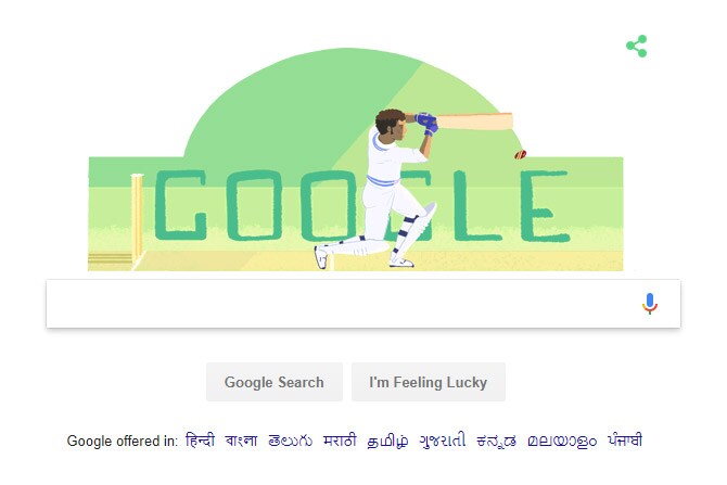 Dilip Sardesai Google Doodle