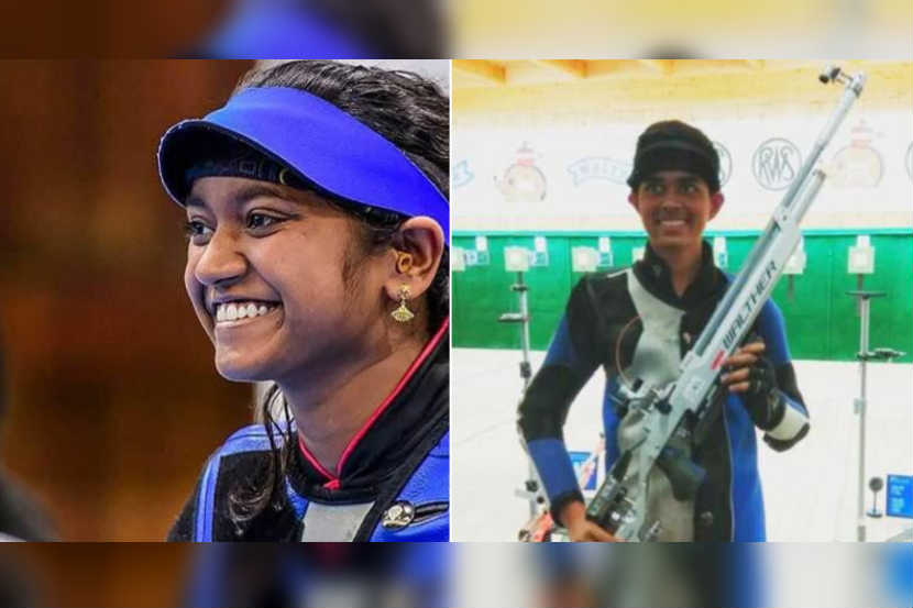 Asian Shooting Championship : सुवर्णवेध घेत इलावेनिल-हृदयचा ज्युनिअर विश्वविक्रम