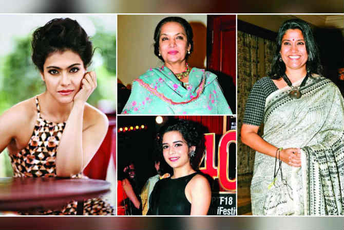 Kajol Shabana Azmi and Mithila Palkar in Renuka