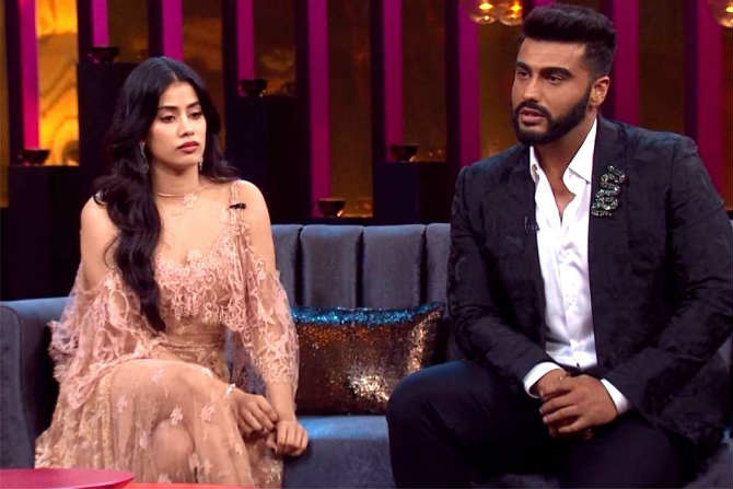 janhavi and arjun kapoor