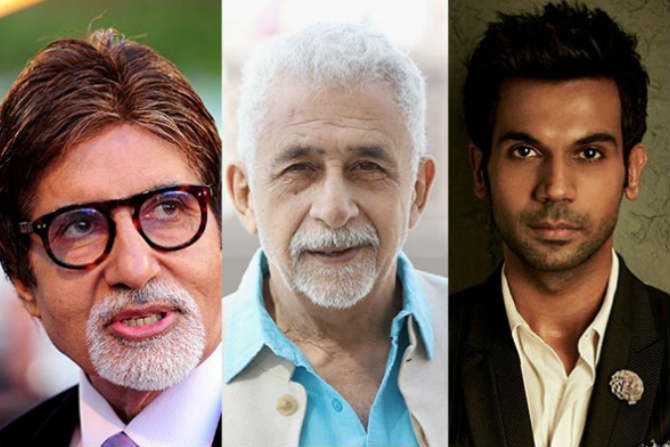 rajkummar rao amitabh bachchan and naseeruddin shah