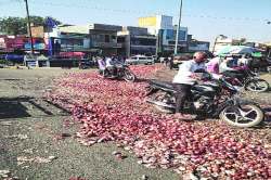 वैजापुरात पुन्हा कांदा रस्त्यावर