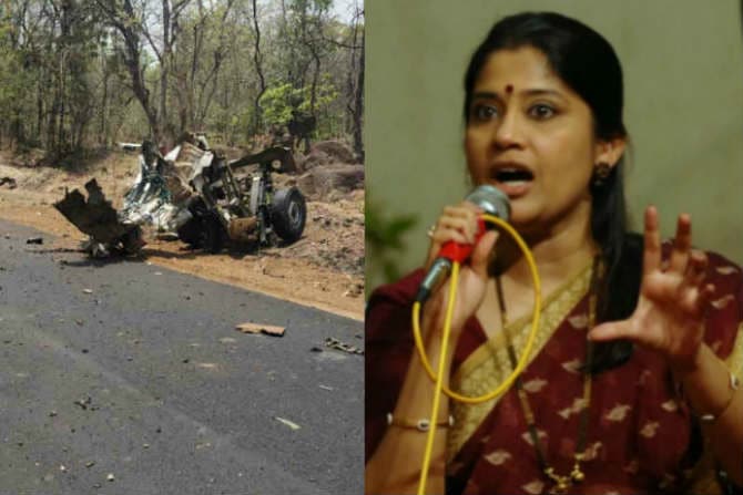 #naxalattack : सुरक्षाकर्मींच्या प्राणाचे काहीच मोल नाही का?- रेणुका शहाणे