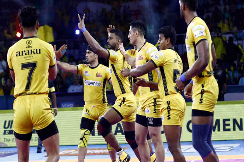 Pro Kabaddi 7 : पराभवाची हॅटट्रीक होऊनही तेलगू टायटन्स संघाची विक्रमी कामगिरी