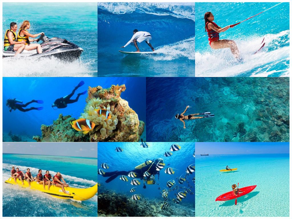 तसेच मालदीवच्या समुद्र किनाऱ्यावर असणारे वॉटर स्पोर्ट्स हे सर्वांचे आकर्षण आहे (Photo Credit : Pinterest)