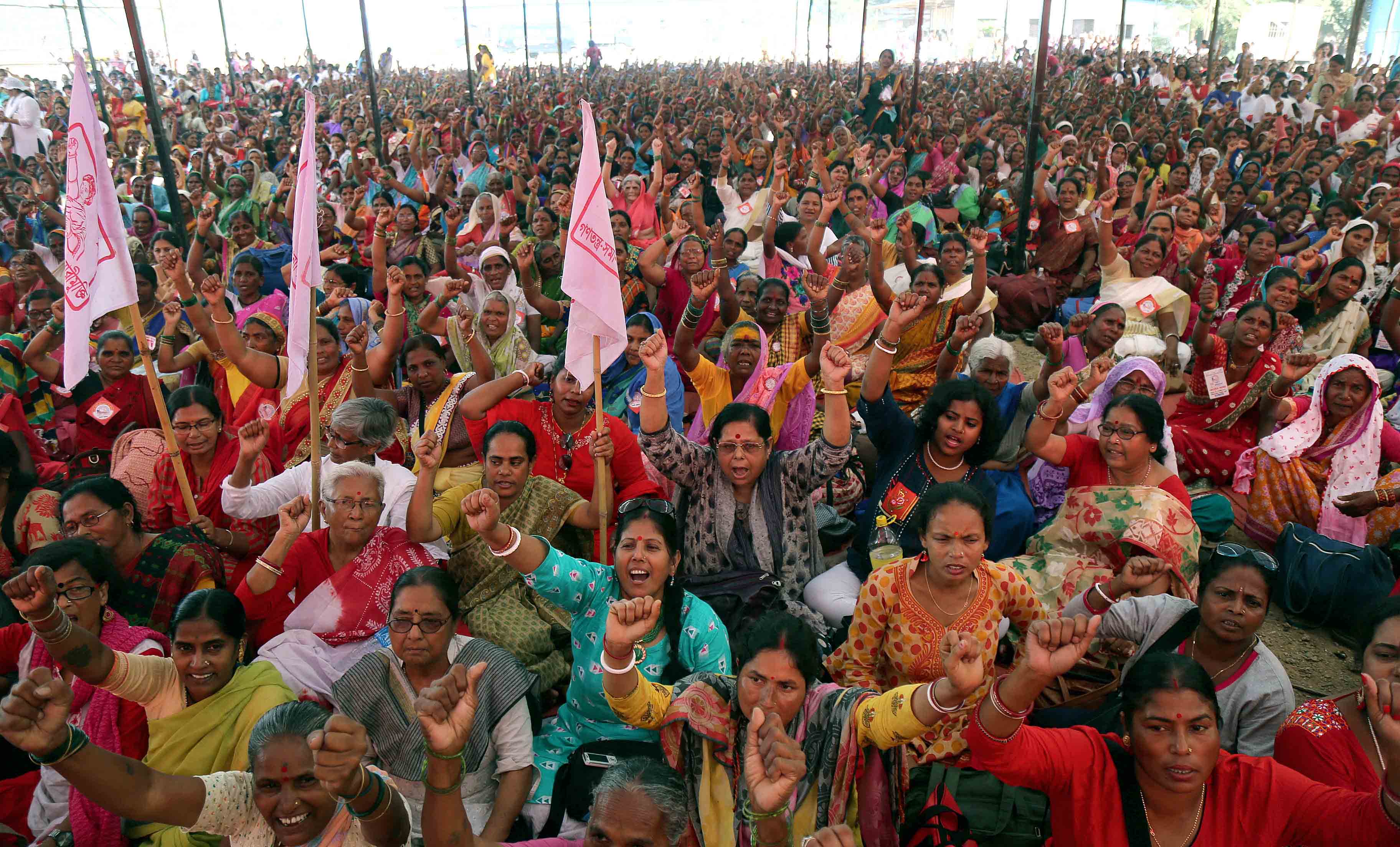 या आंदोलनाला चांगला प्रतिसाद मिळाला (फोटो सौजन्य : निर्मल हरिनंदन)