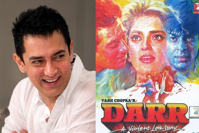 १८) आमिर खान / 'डर' - आमिर खानला 'डर' चित्रपट ऑफर करण्यात आला होता.आमिर खानने नाकारलेला हा चित्रपट खूप हिट ठरला.