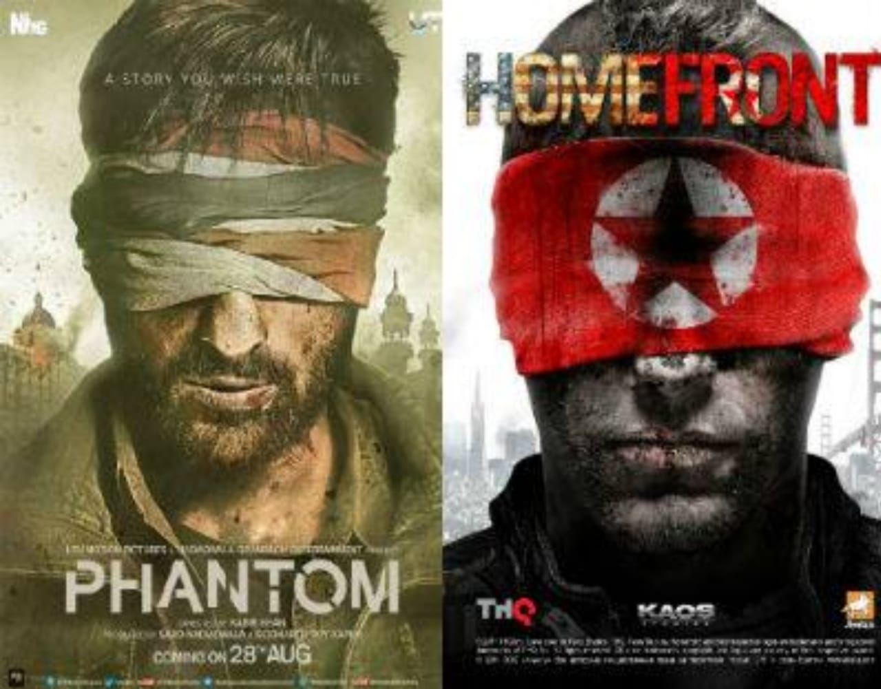 २०१५मध्ये प्रदर्शित झालेला 'फॅन्टम' आणि २०११ मध्ये प्रदर्शित झालेला 'video game Homefront' चित्रपटाच्या पोस्टरमध्ये साम्य आहे.