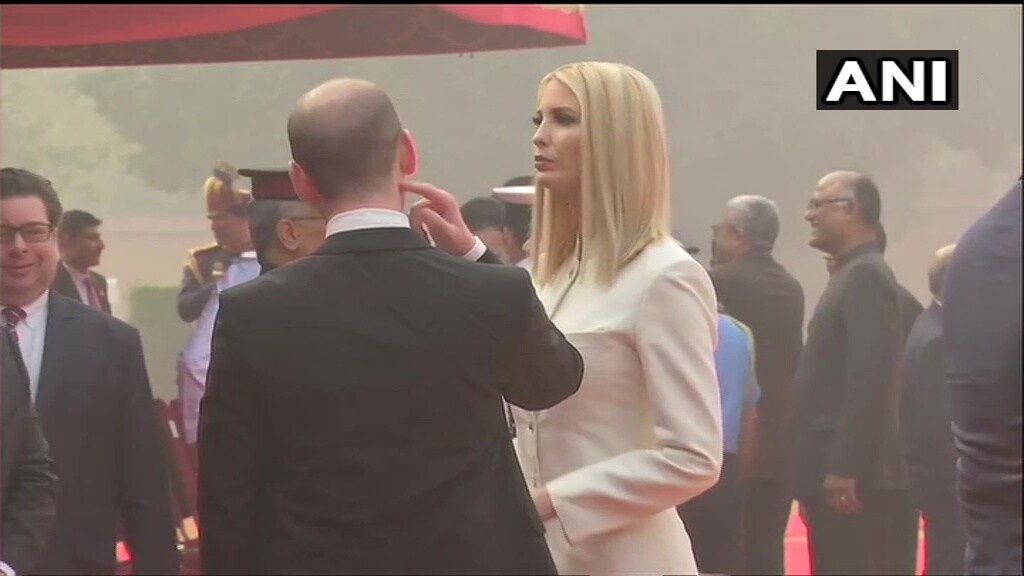 या वेळेस ट्रम्प यांची कन्या इवांका ट्रम्पही उपस्थित होती.