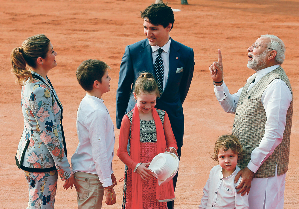 जस्टिन ट्रुडो - कॅनडाचे पंतप्रधान (१७ ते २४ जानेवारी २०१८) ट्रुडो त्यांच्या संपूर्ण कुटुंबासहित अहमदाबादमध्ये आले होते.