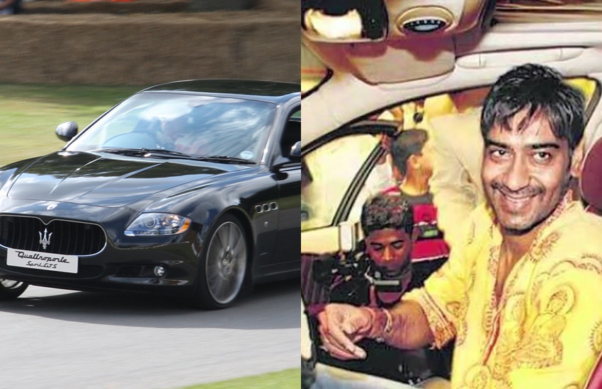 अजयने २००६मध्ये maserati Quattroporte ही गाडी खरेदी केली होती. तेव्हा ही गाडी खरेदी करणारा पहिला भारतीय व्यक्ती अजय होता. या गाडीची किंमत जवळपास २.८ कोटी रुपये आहे.