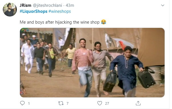 वाइन शॉपवर डाका टाकल्यानंतर...