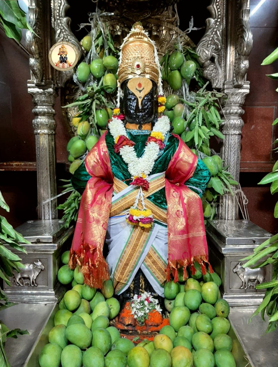 जगावर ओढवलेलं करोनाचं संकट दूर करण्यासाठी आज पंढरपूरमध्ये विठूरायाला खास साकडं घालण्यात आलं.