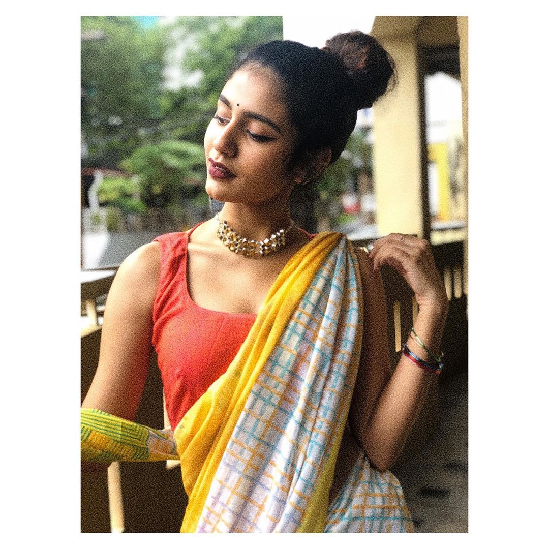 या फोटोमध्ये तिने साडी नेसली आहे.Photo credit- Instagram