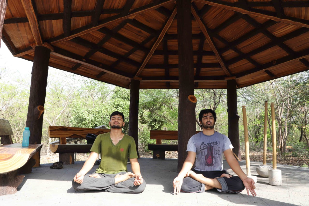 सावलीखाली बसण्यासाठी या ठिकाणी एक छानसं गोटूलही तयार करण्यात आलं आहे. या ठिकाणी नागरिक ध्यान करण्यासाठी किंवा निवांत गप्पा मारण्यासाठी बसू शकतात.