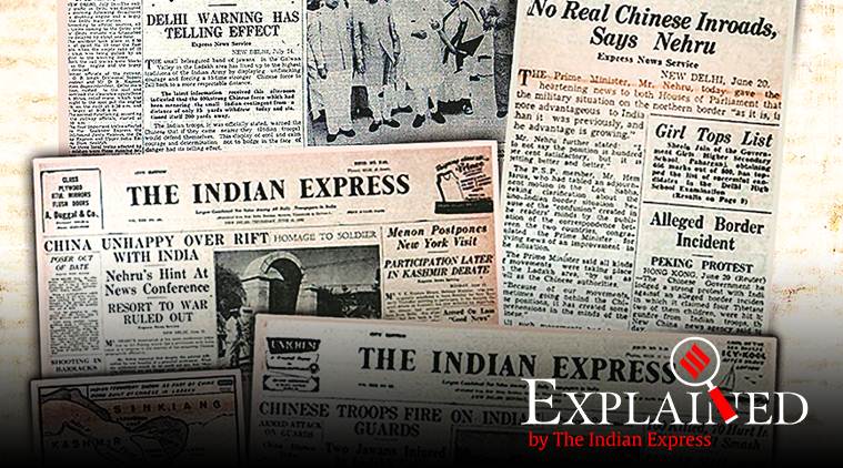 १२ जून १९६२: भारताने आमच्या हद्दीत लष्करी चौकी उभी केलीय, असा चीनने आरोप केला. भारताने चीनचा हा आरोप फेटाळून लावला. वृत्त: सिनकियांग-उइघुरमध्ये भारतीय लष्कराने दोन चौक्या उभारल्याचा चीनचा आरोप भारत सरकारने फेटाळून लावला आहे असे वृत्त त्यावेळच्या इंडियन एक्स्प्रेसमध्ये प्रसिद्ध झाले होते. उलट चीप-चाप नदीजवळ चीनने चौकी उभारल्याचा व काराकोरम पासजवळ चिनी सैनिकांना आक्रमक गस्त घालण्याचा आदेश दिल्याबद्दल भारत सरकारने निषेध नोंदवला होता.