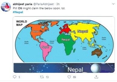 नेपाळचा नवा नकाशा...