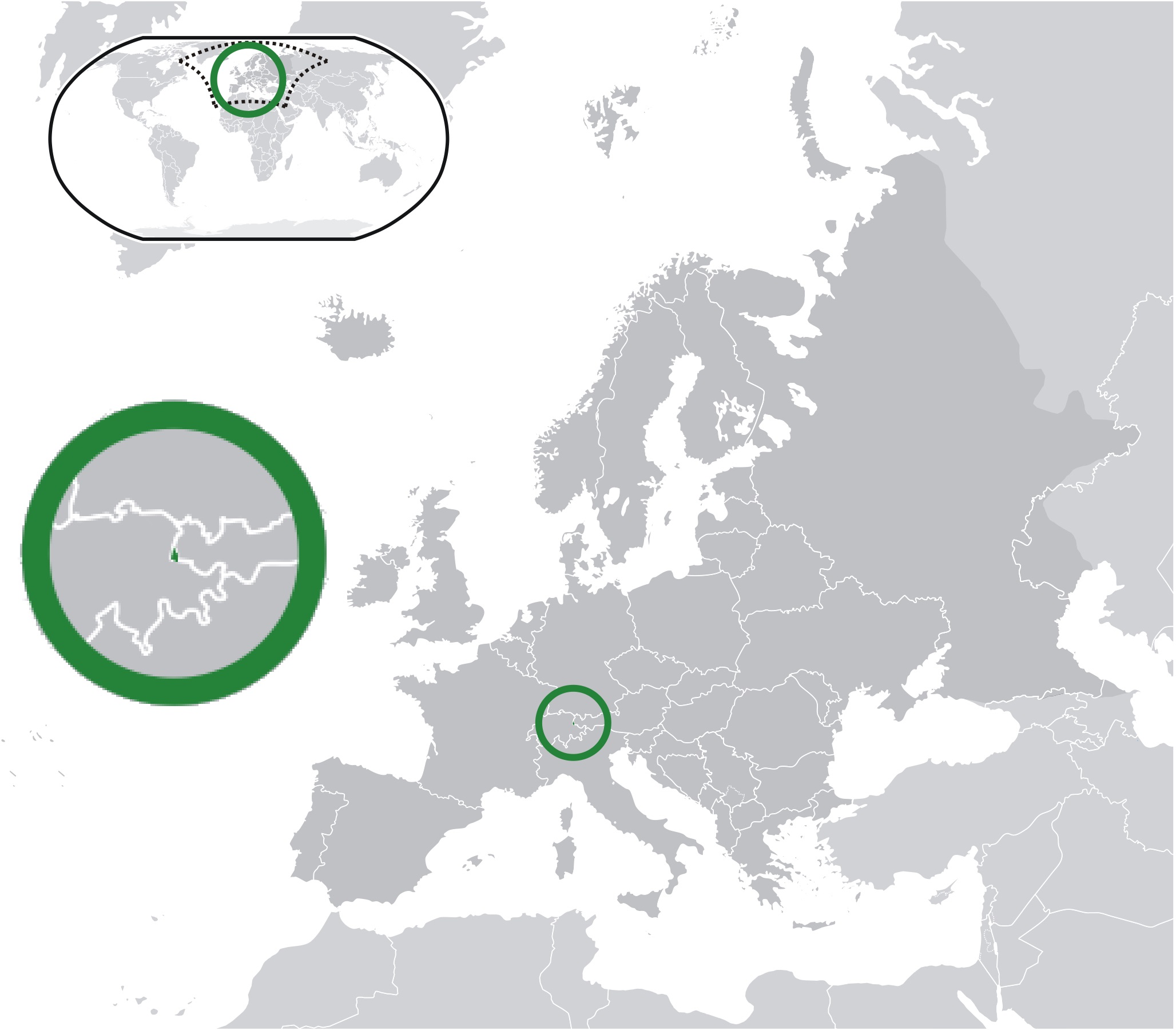 लिच्टेन्स्टाईन् : लिच्टेन्स्टाईन् नावाचा युरोपातला एक देश हा केवळ १६० चौरस किलोमीटर एवढय़ाच क्षेत्रफळाचा आहे. हा छोटासा देश ऑस्ट्रिया आणि स्वित्झर्लंड या इतर दोन देशांच्या मधोमध वसलेला आहे आणि जगातल्या सर्वात छोटय़ा सहा देशांपैकी तो एक आहे.