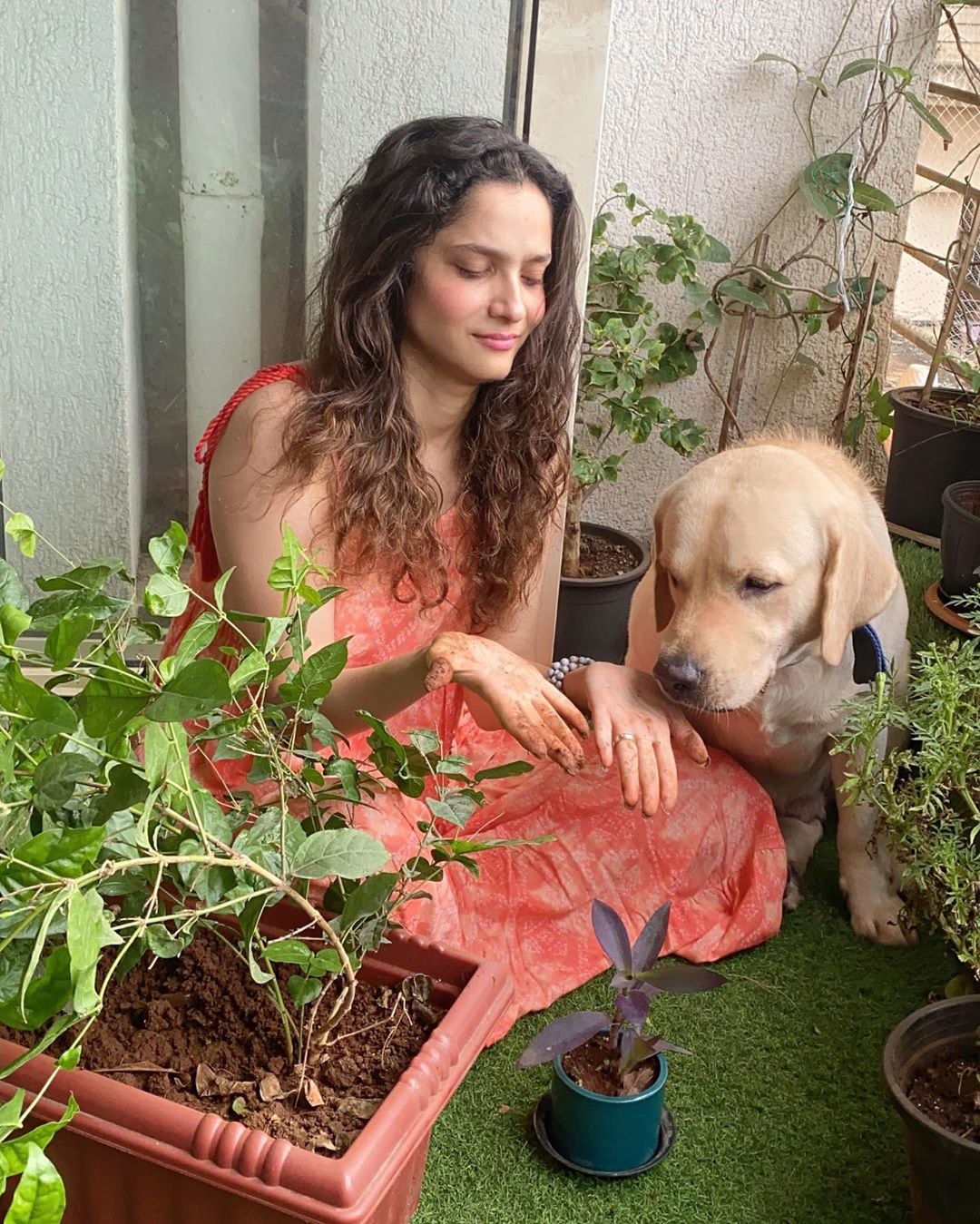 तसेच या कॅप्शनसोबत तिने हॅशटॅगचा वापर करत plants4ssr असे म्हटले आहे.